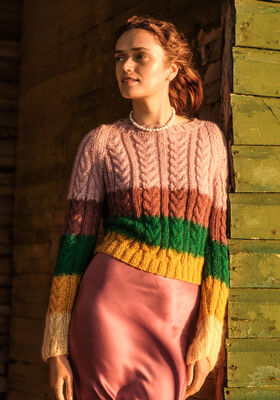 PULLOVER Brigitte No. 2 & Brigitte No. 3 - Stickmönster (SE) från Lana Grossa