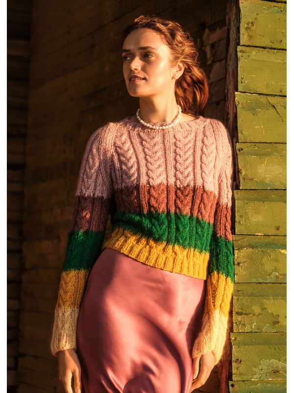 Lana Grossa PULLOVER Brigitte No. 2 & Brigitte No. 3 - Stickmönster (SE)