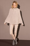 Lana Grossa PONCHO & PULSVÄRMARE Cool Wool Big - Stickmönster (DK)