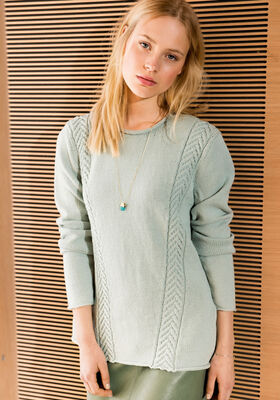 PULLOVER Cool Wool - Stickmönster (DK) från Lana Grossa
