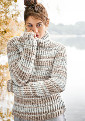 PULLOVER Alta Moda Cashmere 16 - Stickbeskrivning (DK) från Lana Grossa