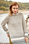 Lana Grossa PULLOVER Alta Moda Alpaca - Stickmönster (DK)