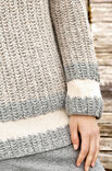 Lana Grossa PULLOVER Alta Moda Alpaca - Stickmönster (DK)