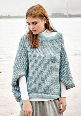 PONCHOPULLOVER Alta Moda Alpaca - Stickmönster (DK) från Lana Grossa