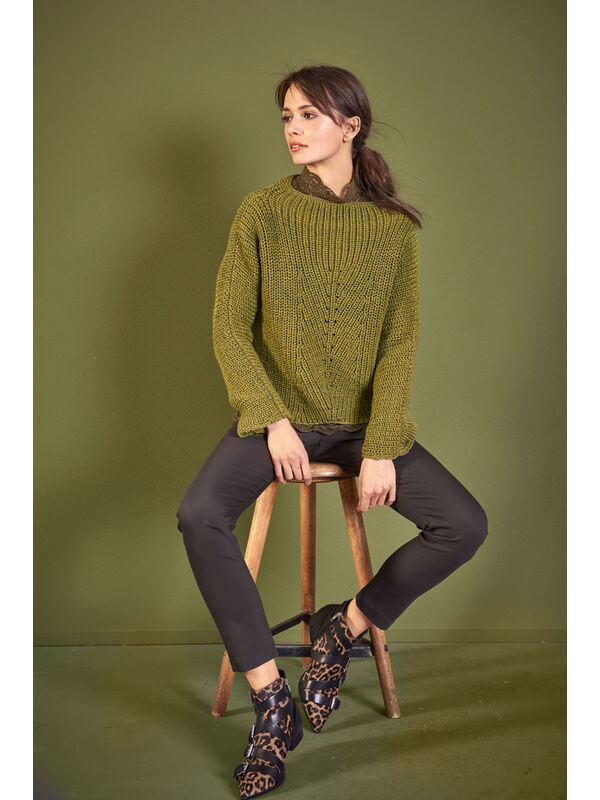 Lana Grossa PULLOVER Cool Wool Big Melange - German Edition