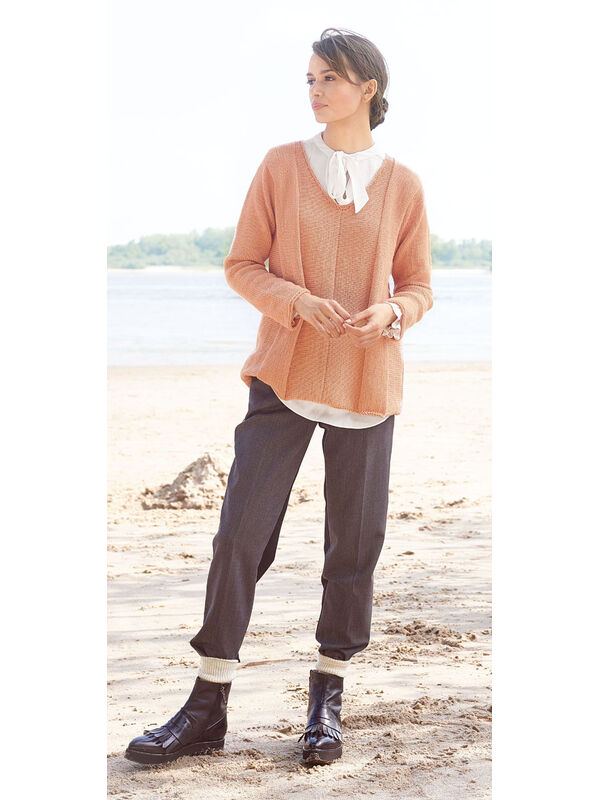 Lana Grossa PULLOVER Cool Wool - German Edition
