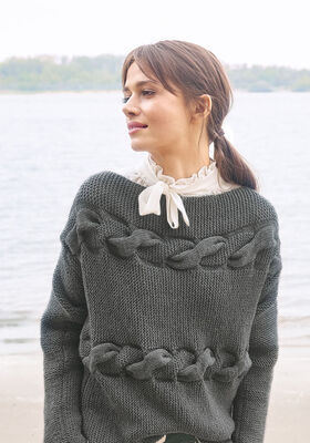 PULLOVER Cool Wool Big - German Edition från Lana Grossa