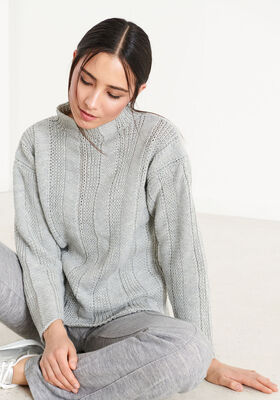 PULLOVER Cool Wool Big - Stickmönster (DK)  från Lana Grossa