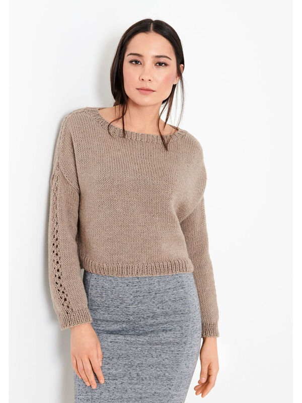Lana Grossa PULLOVER Bingo Melange - Stickmönster (DK)