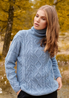 PULLOVER Cashmere 16 Fine - Stickmönster (DK) från Lana Grossa