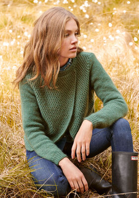 PULLOVER Cool Wool Big/Silkhair - Stickmönster (DK) från Lana Grossa