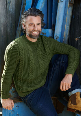 PULLOVER Cool Wool - Stickmönster (DK) från Lana Grossa