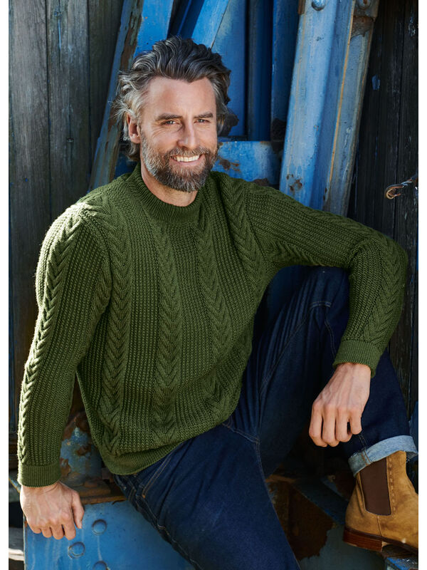 Lana Grossa PULLOVER Cool Wool - Stickmönster (DK)