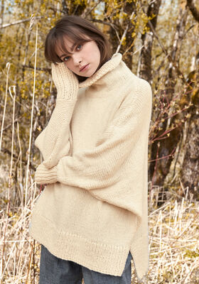 PONCHOPULLOVER Alta Moda Alpaca - Stickmönster (SE) från Lana Grossa