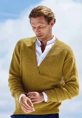 PULLOVER Cashmere 16 Fine (Man) - Stickmönster (SE) från Lana Grossa