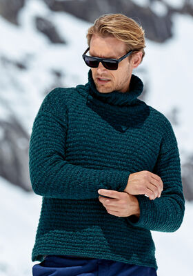 PULLOVER Alta Moda Cashmere 16 (MAN) - Stickmönster (SE) från Lana Grossa