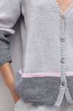 Lana Grossa CARDIGAN Cool Wool Big Melange - Stickmönster (SE)