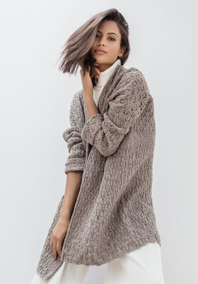 CARDIGAN Cashmere 16 Fine - Stickmönster (SE) från Lana Grossa