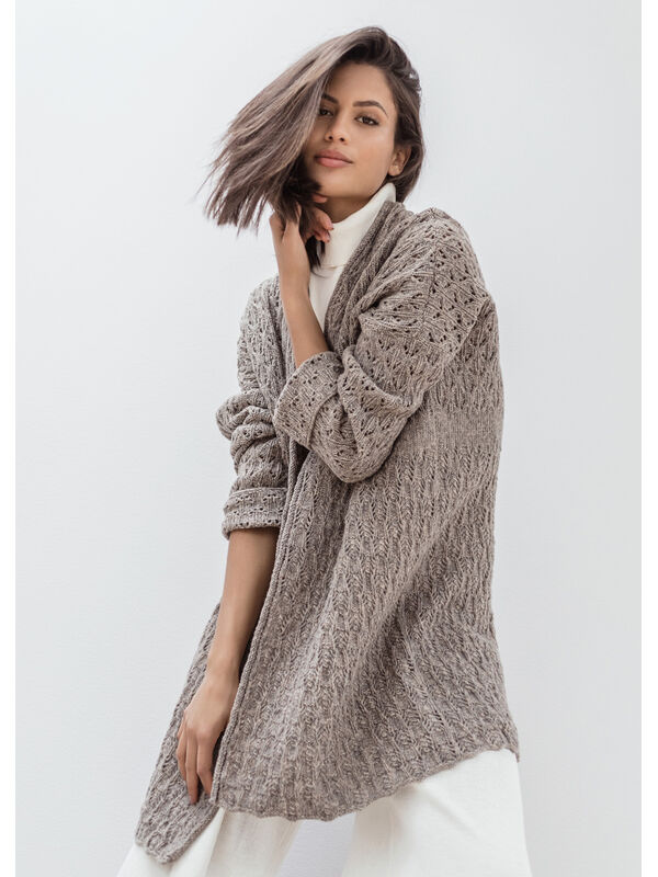 Lana Grossa CARDIGAN Cashmere 16 Fine - Stickmönster (SE)