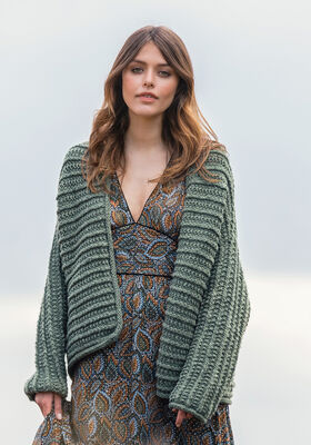 JACKA Alta Moda Cashmere 16 - Stickmönster (SE) från Lana Grossa