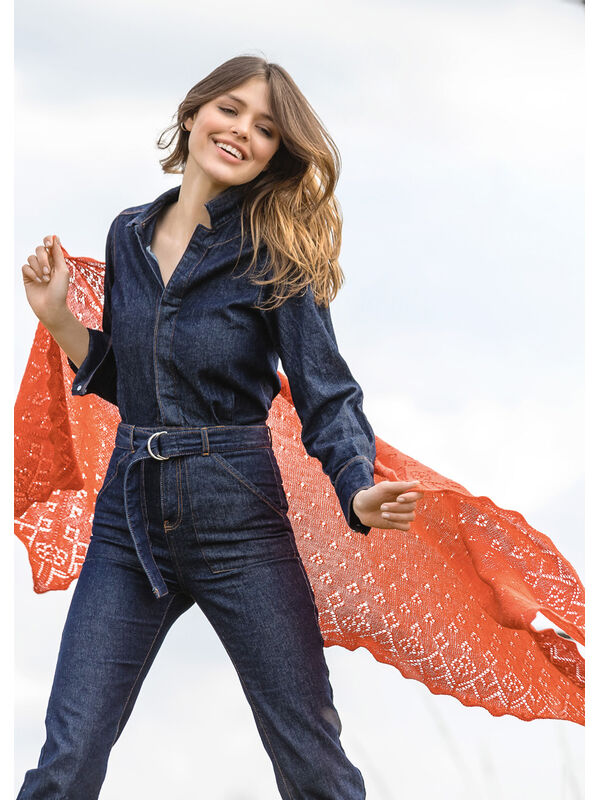 Lana Grossa SJAL Cool Wool Lace - Stickmönster (SE)