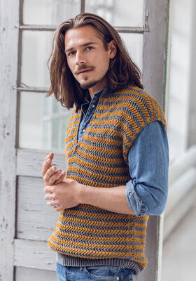 SLIPOVER Cool Wool Big & Cool Wool Big Melange - Stickmönster (SE) från Lana Grossa