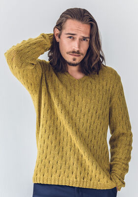 PULLOVER Cashmere 16 Fine - Stickmönster (SE) från Lana Grossa