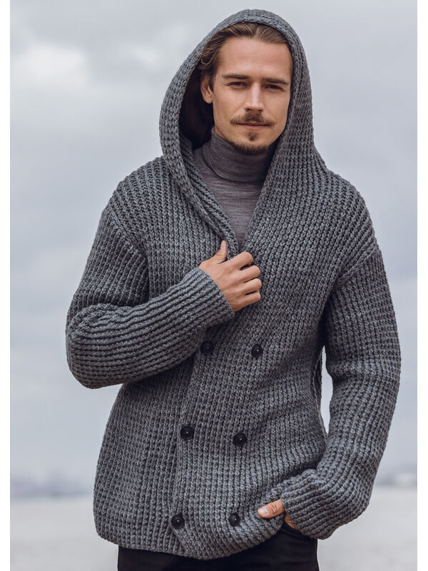 Lana Grossa HUVJACKA Alta Moda Cashmere 16 - Stickmönster (SE)