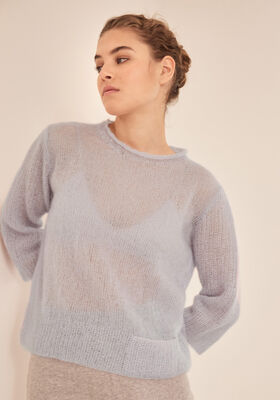 PULLOVER Silkhair - Stickmönster (SE) från Lana Grossa
