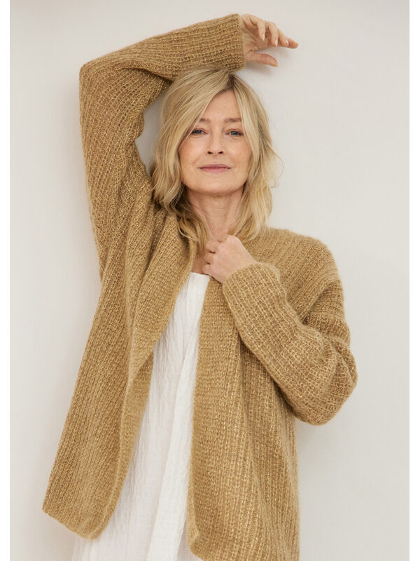 Lana Grossa CARDIGAN Silkhair & Brillino - Stickmönster (SE)