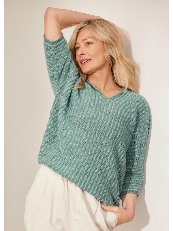 Lana Grossa PULLOVER Fourseason & Capri - Stickmönster (SE)
