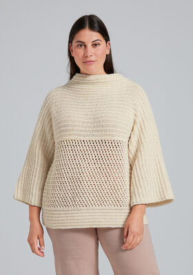 PULLOVER Landlust Alpaka Merino 100 - Stickmönster (DK) från Lana Grossa