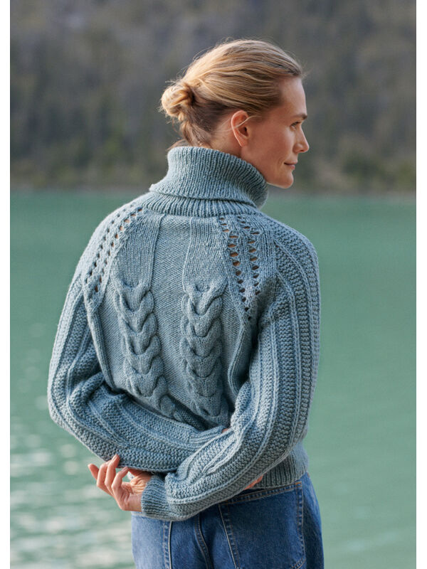Lana Grossa PULLOVER Alta Moda Alpaca - Stickmönster (DK)