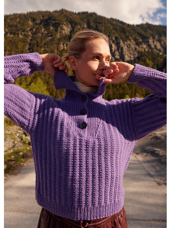 Lana Grossa PULLOVER Landlust Alpaka Merino 100 - Stickmönster (DK)