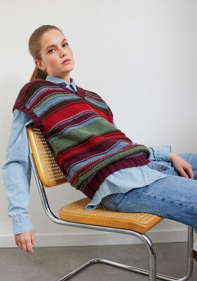 SLIPOVER Alta Moda Cashmere 16 - Stickmönster (SE) från Lana Grossa