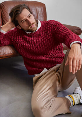 PULLOVER Cool Merino - Stickmönster (SE) från Lana Grossa