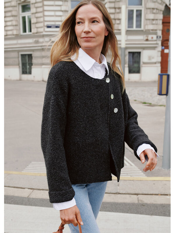 Lana Grossa CARDIGAN Cashmere 16 Fine - Stickmönster (SE)
