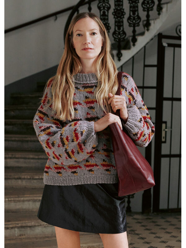 Lana Grossa PULLOVER Alta Moda Cashmere 16 & Country Tweed - Stickmönster (SE)