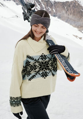PULLOVER Cool Merino - Stickmönster (DK) från Lana Grossa