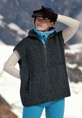 VEST Landlust Soft Tweed 90 - Stickmönster (SE) från Lana Grossa