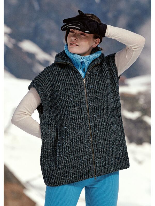 Lana Grossa VEST Landlust Soft Tweed 90 - Stickmönster (SE)