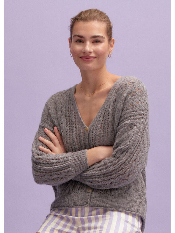 Lana Grossa CARDIGAN Ecopuno - Stickmönster (SE)
