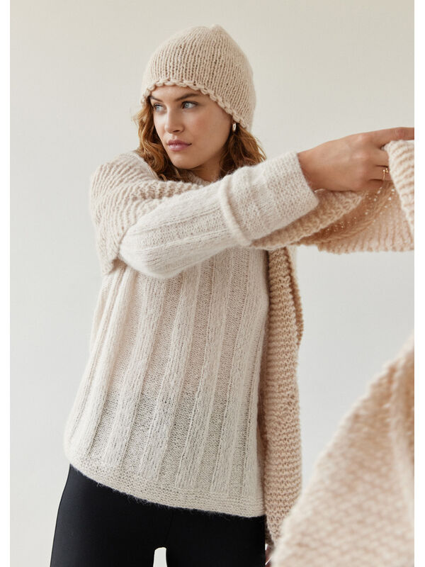 Lana Grossa MÖSSA Ecopuno Chunky - Stickbeskrivning (SE)