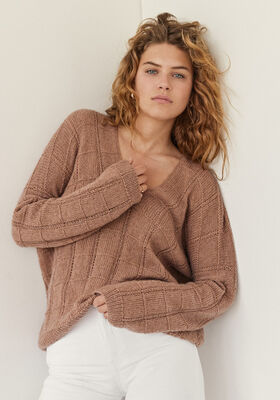 PULLOVER Ecopuno - Stickmönster (DK) från Lana Grossa