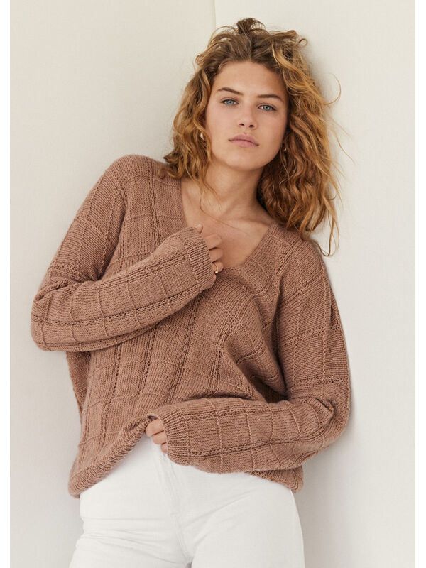 Lana Grossa PULLOVER Ecopuno - Stickmönster (DK)