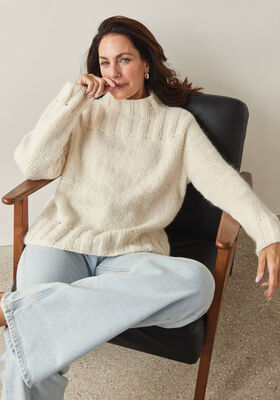 PULLOVER Brigitte No. 2 & Setasuri - Stickmönster (SE) från Lana Grossa