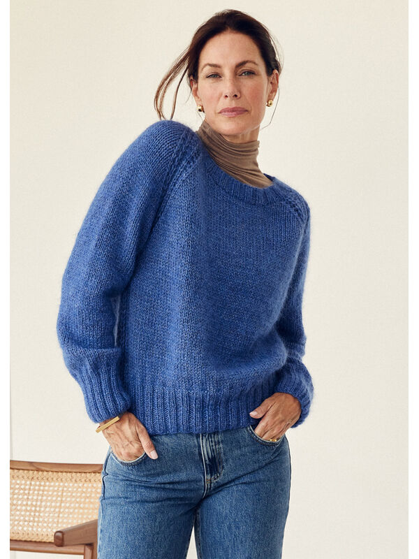 Lana Grossa PULLOVER New Classic & Silkhair - Stickmönster (SE)