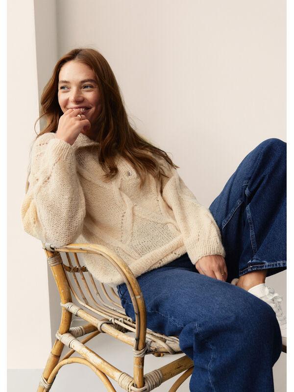 Lana Grossa POLO-SWEATER Setasuri - Stickmönster (SE)