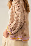Lana Grossa CARDIGAN Cotton Wool & Elastico & Landlust Baumwolle - Stickmönster (SE)