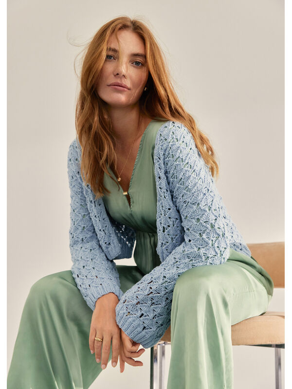 Lana Grossa CARDIGAN Alta Moda Cotolana - Stickmönster (SE)